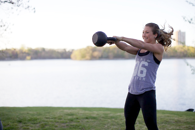 Again Faster Kettlebell use by women