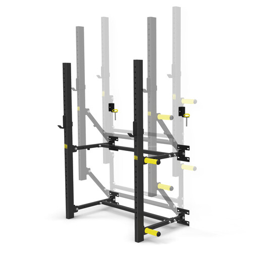 Squat Rack Wall Mounted Fold Up Again Faster