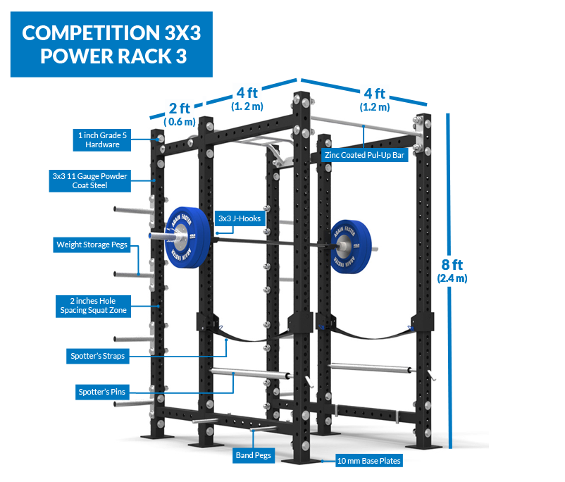 Again Faster Competition Power Rack 3x3