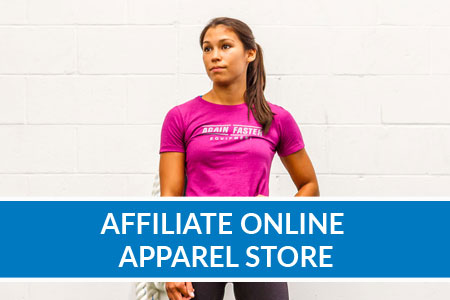 Become an Again Faster Partner - JOIN our Affiliate Online Apparel Store Program!