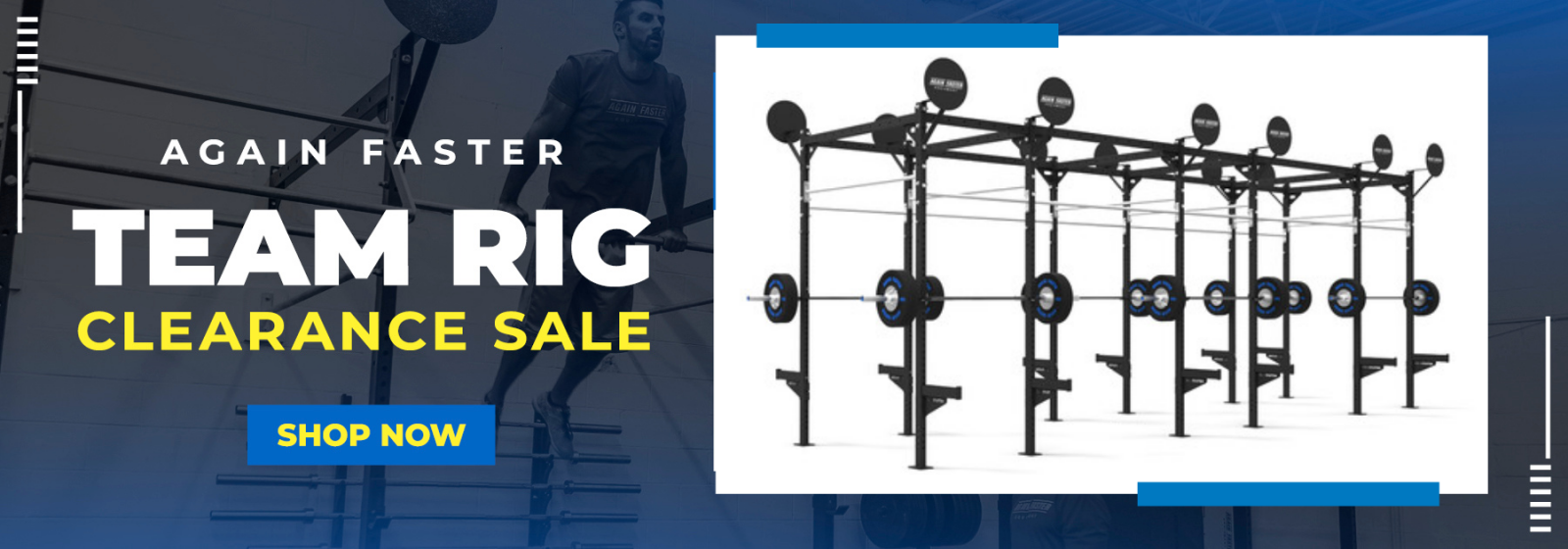 Team Rig and Accessories Clearance Sale Banner