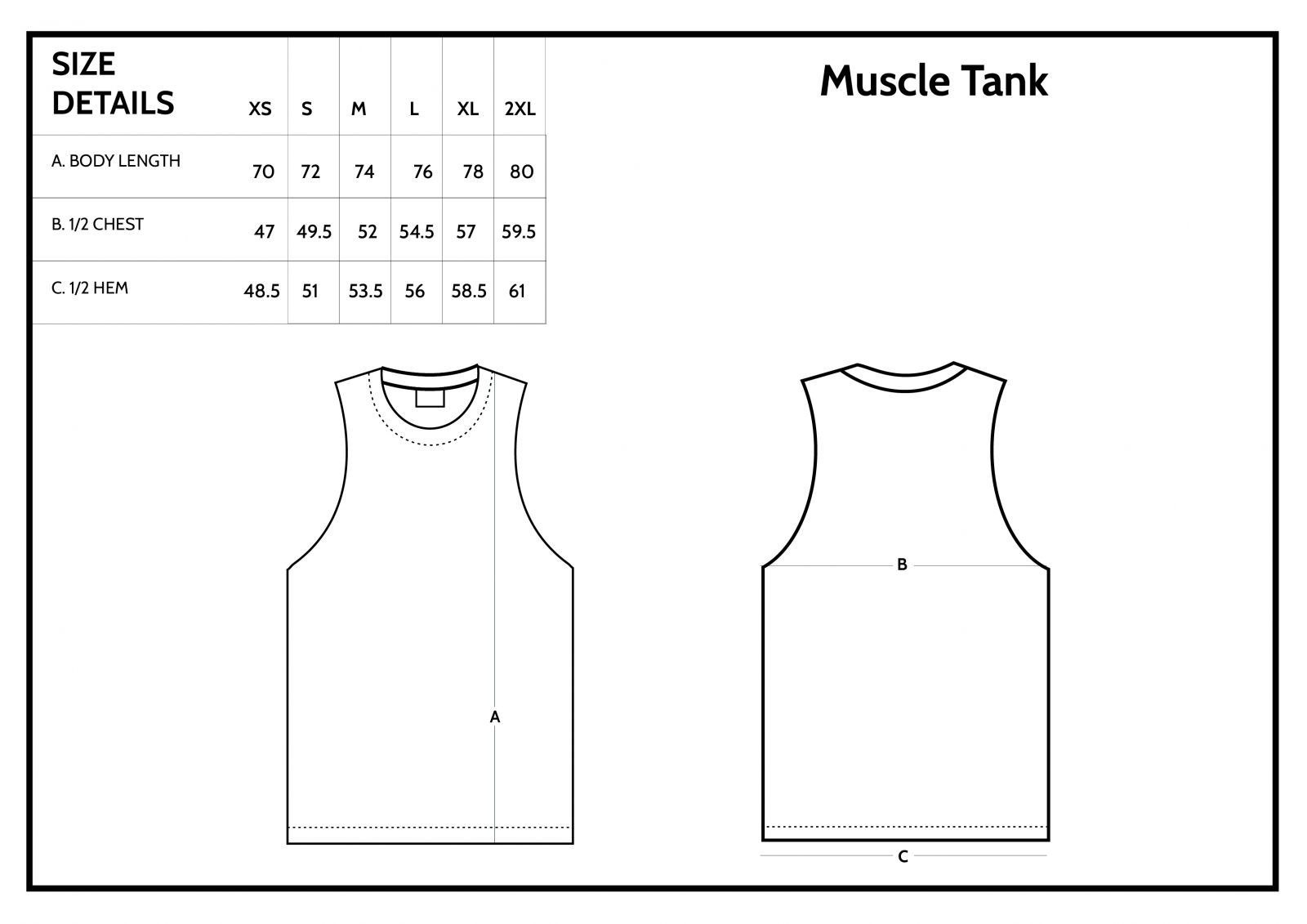 Again Faster Apparel Size Chart