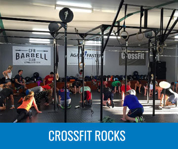 CROSSFIT ROCKS -  AGAIN FASTER GYM FITOUTS