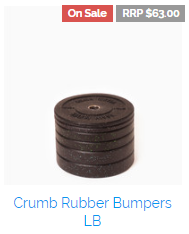 ON SALE - CRUMB RUBBER BUMPER PLATE