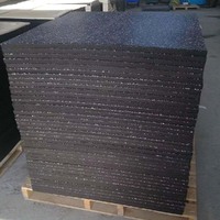 Premium Flooring 2mm EPDM – Dual Layer – EPDM Top Layer – Virgin Rubber Base 1m x 1m x 20mm (all black)