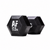 COMP KIT - Rubber Hexhead Dumbbell - 17.5kg