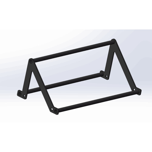 Team 50x80 Rig Triangle Pull Up Bar - SM Gloss Black