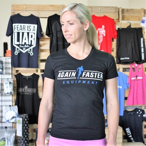 T-Shirt - Australia Running Man (Women's) Black