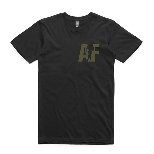T-Shirt - AF Logo (Black-Army) Men