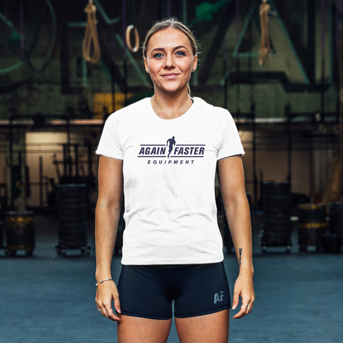 Womens Tee AF Logo - White