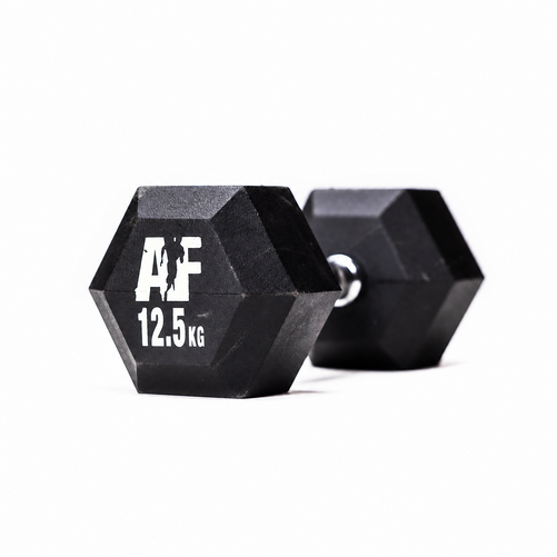 DEMO - Rubber Hexhead Dumbbell - 12.5kg
